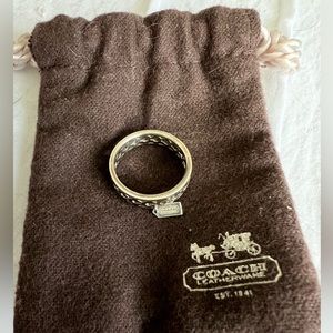 Silver Coach Ring